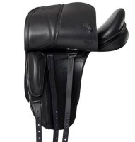 Ersatz Pauschen (Farbe: Schwarz, Variante: Oberschenkelpausche Classic MDR/MDL, mit Leder bezogen und Klettband angenäht