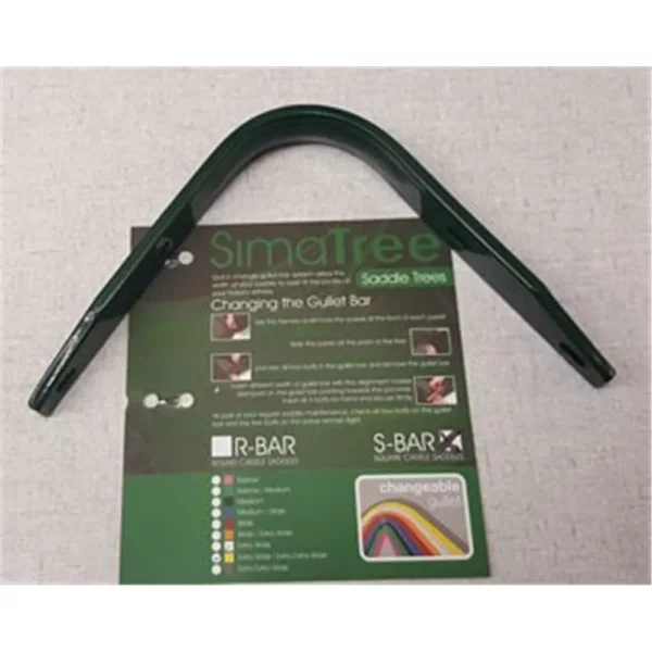 SimaTree S = Short-Bar-Kopfeisen Klassifiziert 72, lose. Kopfeisenweite: Narrow / Medium (Grün), Winkelung: 72 Grad