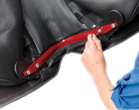 Fairfax-Sattel Performance Dressur Cara, Monoflap. (Farbe: Schwarz Sattelblatt: Plain/Standard, Sitzgröße: 17 Zoll / ca. 43 cm)