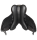 Fairfax-Sattel Performance Dressur Cara, Monoflap. (Farbe: Schwarz Sattelblatt: Plain/Standard, Sitzgröße: 17 Zoll / ca. 43 cm)