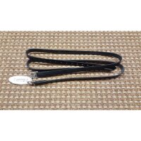 Bügelriemen, Leder (Farbe: Schwarz, Länge: 62...