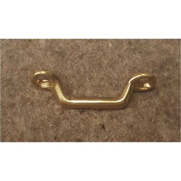 Lakaikrampe (Durchlass: 22 mm, Material: Messing, Ausführung: gekröpft)