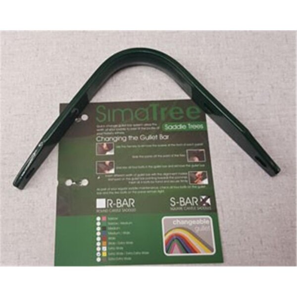 SimaTree S = Short-Bar-Kopfeisen Standard, lose. Kopfeisenweite: Narrow / Medium (Grün).