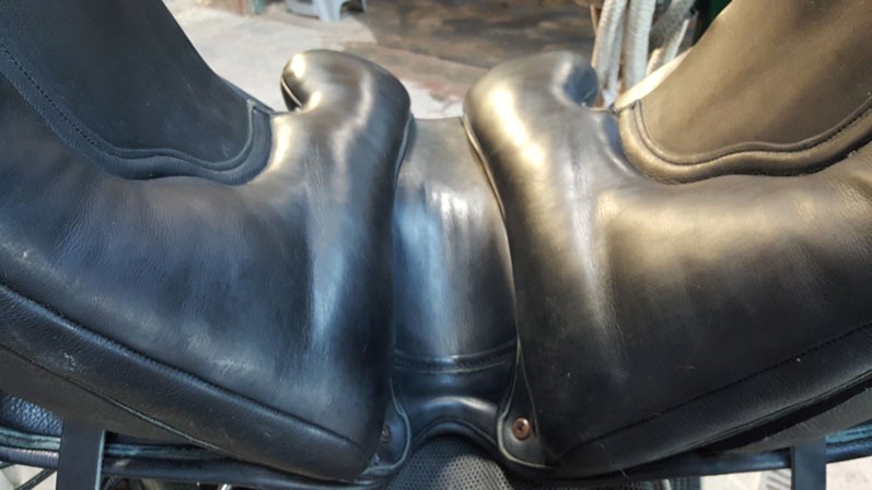 Druckstellen vom falschen Sattelhalter für diesen Sattel